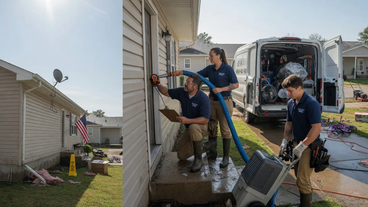 Ceiling Water Damage Restoration in New Augusta, MS near me